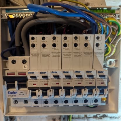 Ask-M Electrical — Full rewire distribution board with surge protection