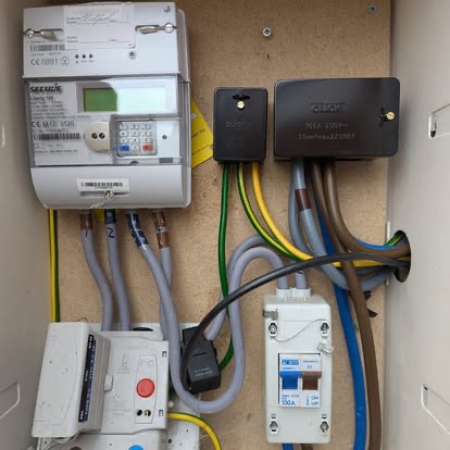Ask-M Electrical — Smart meter & 100A main switch installation